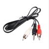 Mp4 1m 7AIY Computer TO Mobile 3.5mm Jack Speaker Stereo Cable 3.5mm To 2 RCA Audio Line