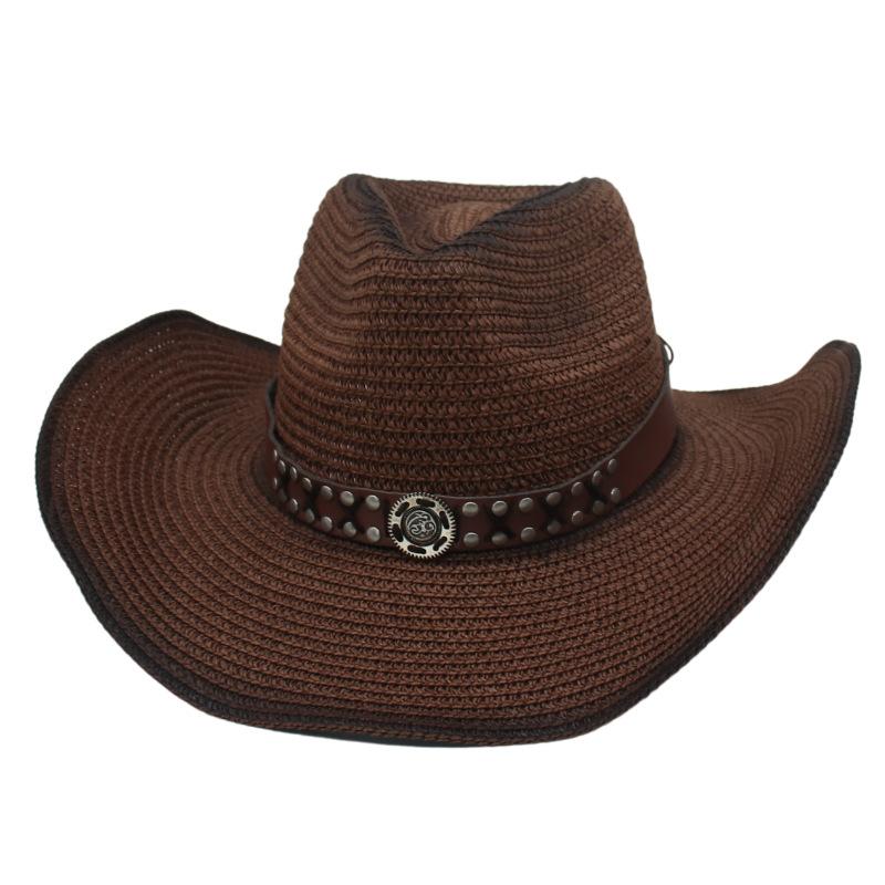 Соломенная шляпа Широкополая шляпа Соломенная шляпа Мужская и женская Летняя защита от солнца Солнцезащитная шляпа Пляжная Приморский отдых Солнцезащитная шляпа