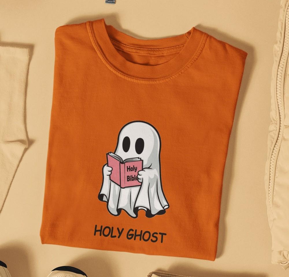 Holy Ghost Shirt, Comfort Colors Shirt for Jesus Lover, Funny Halloween Shirt