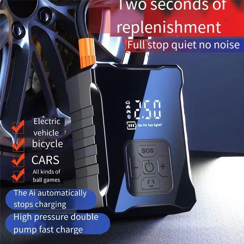 RR-Portable Inflation Pump Car Air Compressor Electric Tire Inflator Pump For Motorcycle Bicycle Boat AUTO Tyre Balls