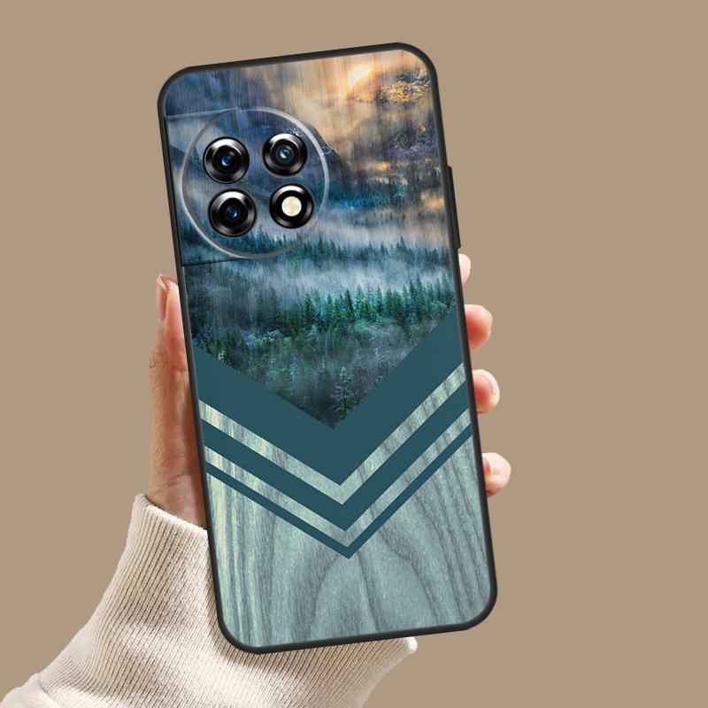 Лесная Геометрия Дерево Природа Чехол Для OnePlus Nord 5 CE 3 4 Lite N20 N30 OnePlus 15 13 12 11 8 9 10 Pro 10T 13T 13R Обложка