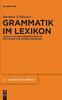 Книга Grammatik Im Lexikon : 553