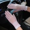 Spring and Summer Sunscreen Gloves Lace Gloves Women's Easy-to-breathe Driving Outdoor Sunshade Riding Gloves