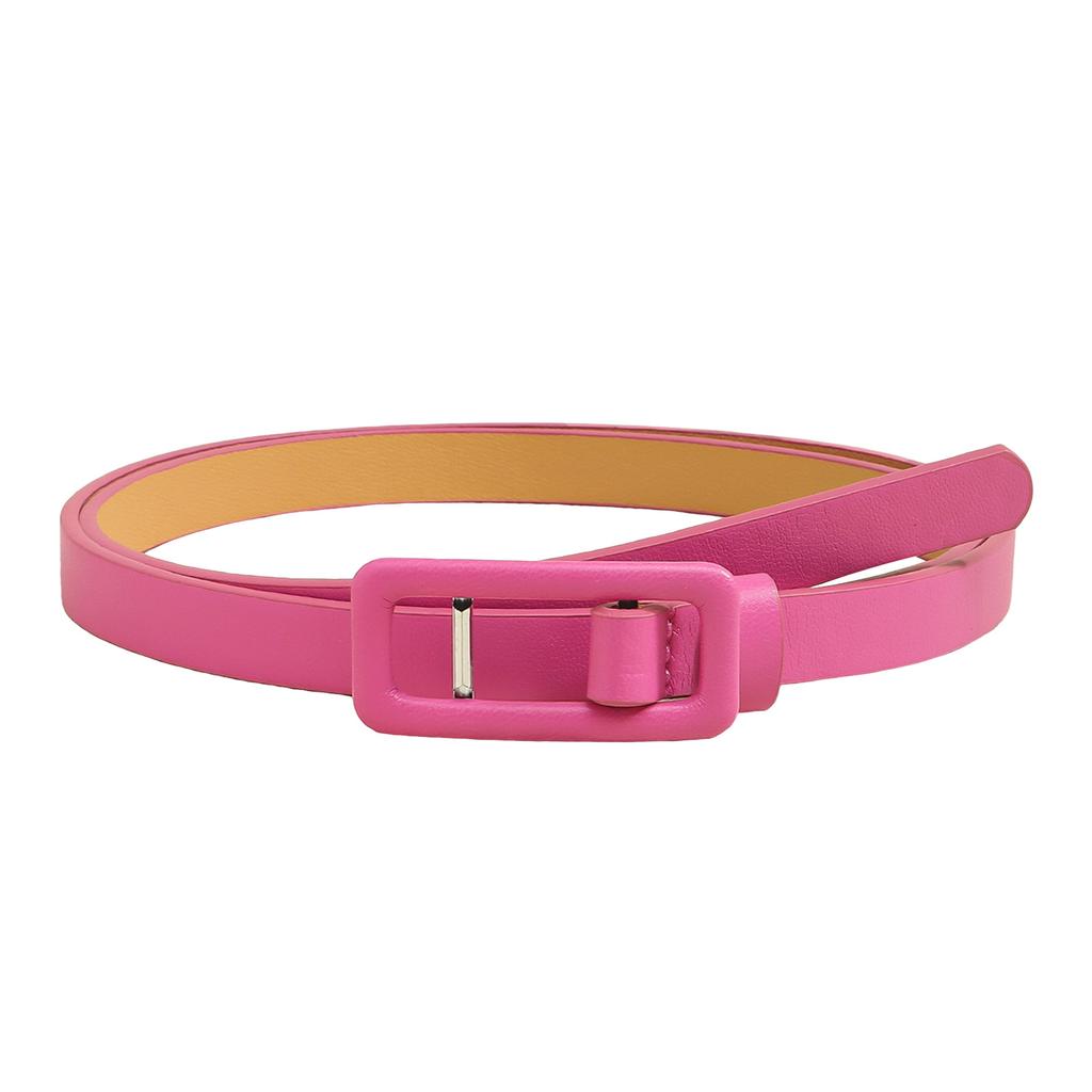 Стильный регулируемый пояс из искусственной кожи для женщин, легкий тонкий пояс для повседневного офисного дорожного наряда