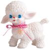 Gift Lamb Statue PVC Sheep Rubber Sheep Doll Cute Lamb Figurine  Home