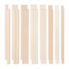 Набор из 42 палочек-дюбелей из натурального дерева для рукоделия, ручки для вееров, стержни для ветряных мельниц, гладкие поверхности, легко декорировать