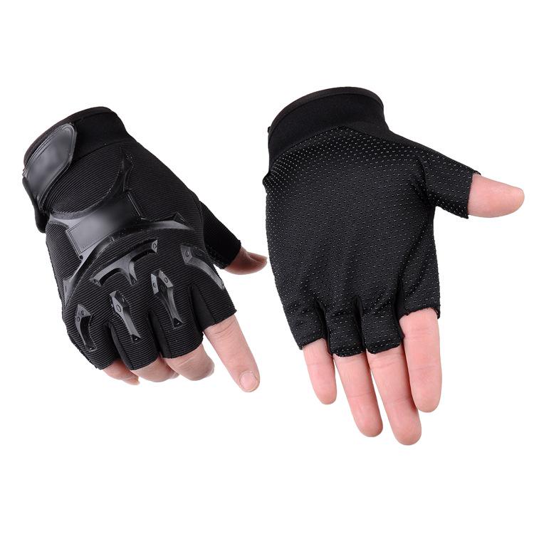 Men's Autumn Tactical Half-Finger Gloves for Outdoor Sports, Cycling, and Fitness
