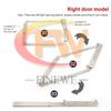 Silent Sound Folding Door 304 Stainless Steel Hinge Heavy Duty 40KG Bedroom 180 Degrees Accordion type Sliding Door Hinge