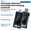 Type-C IPS HD Экран Цифровой Дисплей Постоянное Напряжение Амперметр Измеритель Мощности Тестер Быстрой Зарядки для Мобильного Телефона DC 4-25V 5A PD/QC2.0/QC3.0