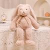 Easter Rabbit Plush Toys Soft Bunny Stuffed Animal Rabbit with Long Ear for Children Accompany Doll Birthday Gift Po Props