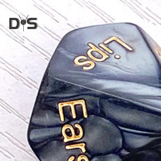 Игровой набор из 5 игральных костей Naughty Dice, светящиеся в темноте акриловые игральные кости Sexy Love для вечеринки в паре с золотыми узорами