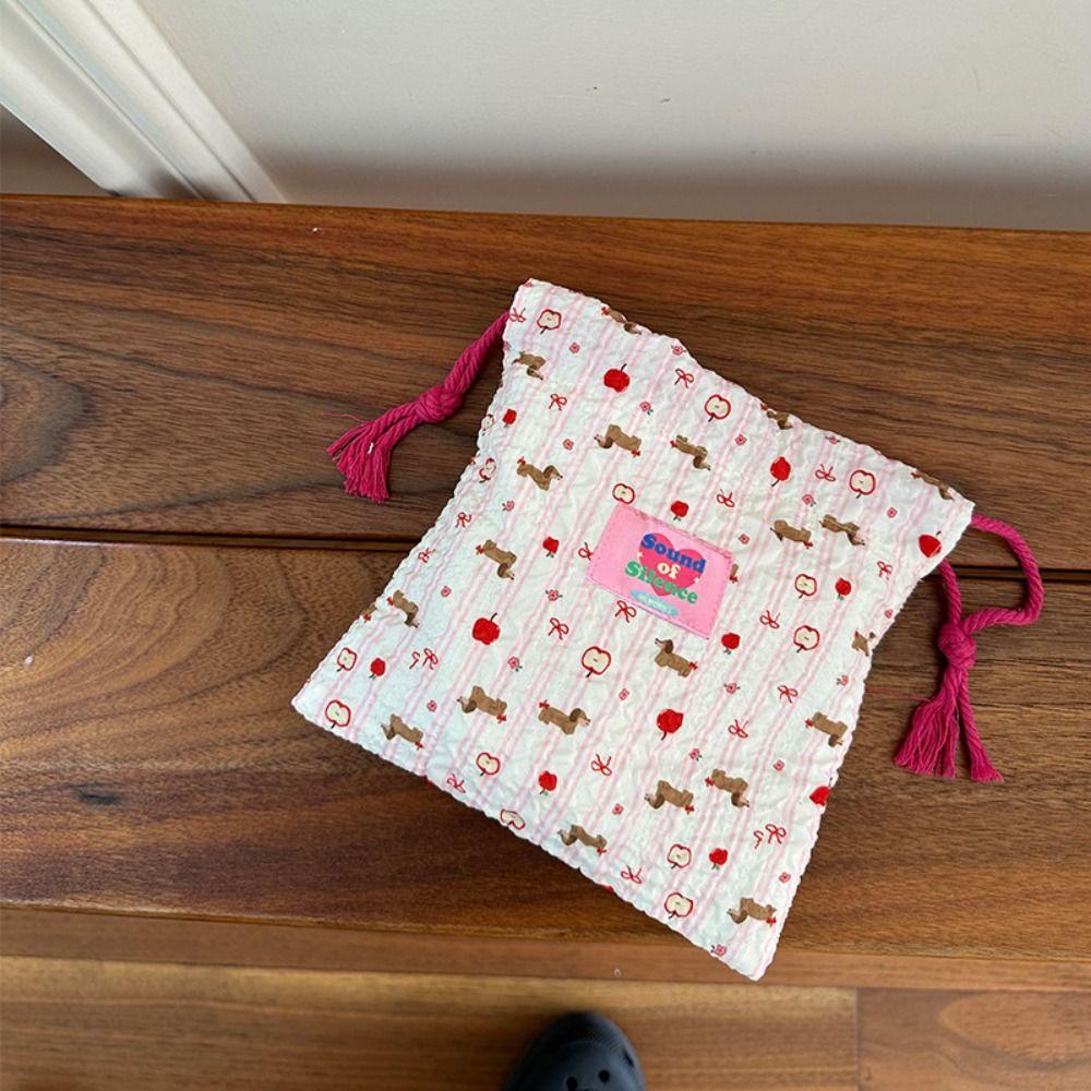 Мультяшная косметичка для хранения Y2k для девочек, новая пенопластовая сумка на шнурке