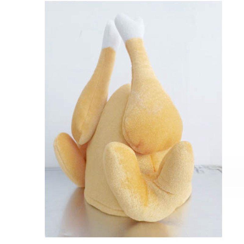 Funny Carnival Chicken Leg Hat for Adults 2pcs Set - Christmas Thanksgiving Decoration Turkey Hat Halloween Party Festive Cap