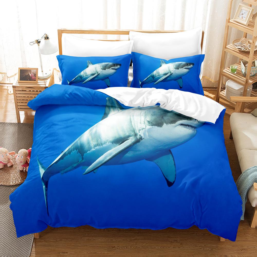 3D Underwater World Bedding Sets Duvet Cover Set With Pillowcase Twin Full Queen King Bedclothes Bed Linen
