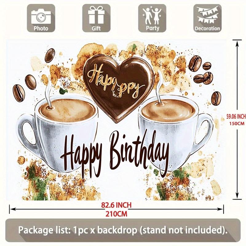 1pc Birthday Gift Box Chocolate Party Banner Polyester
