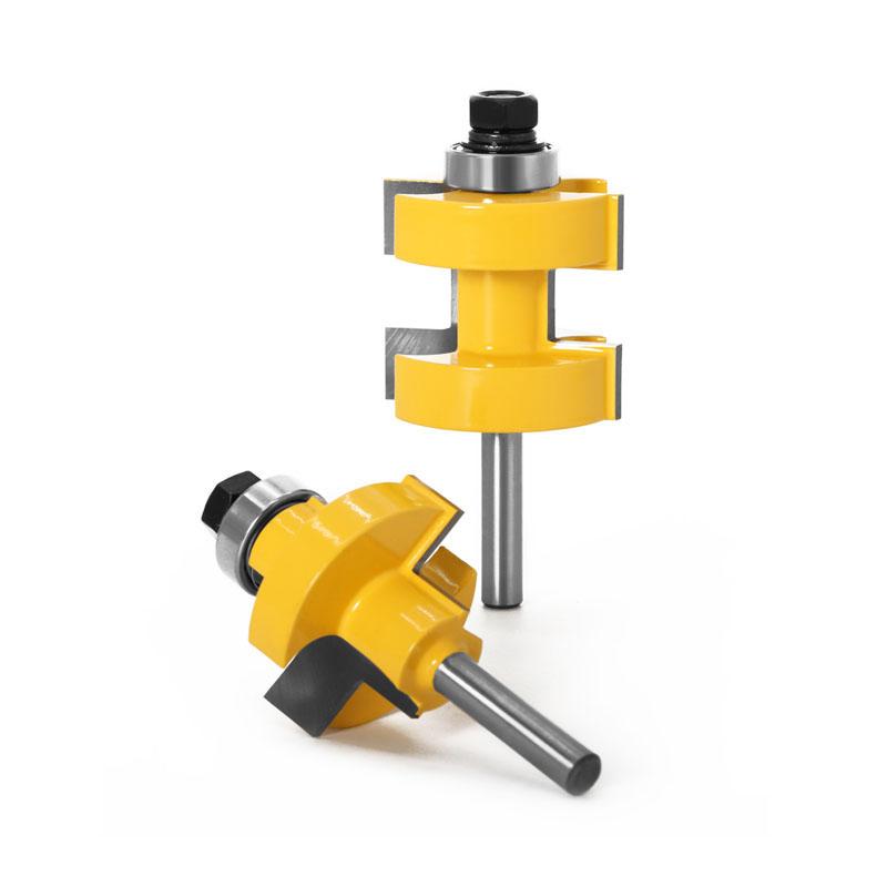 2 шт., набор фрез с большим шпунтом и пазом, набор фрез 8 мм/12 мм/12,7 мм, хвостовик 42 мм, инструмент для резки древесины