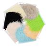 1Meter Real Pink Ostrich Feather Fringe 8-10CM Fluffy Feather Tassel Trim for Clothing Sewing DIY Dress Decoration Accessories