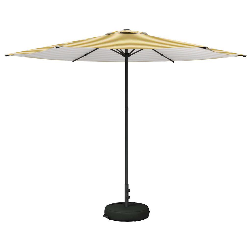 Garden Umbrella with Base 300 x 300 cm Polyester Rectangular