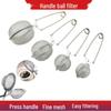 Stainless Steel Spherical Tea Infuser & Strainer Mesh Filter