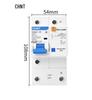 Chint 2P MCB Circuit Breaker with Air Switch, 220V RCD, 32A/63A, for Three-Phase Household Electrical Protection
