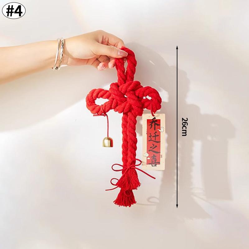 Chinese Knot Tassel Pendant Housewarming Moving Home Gift Decoration Hanging Door Pendant Festival Decorative Ornaments