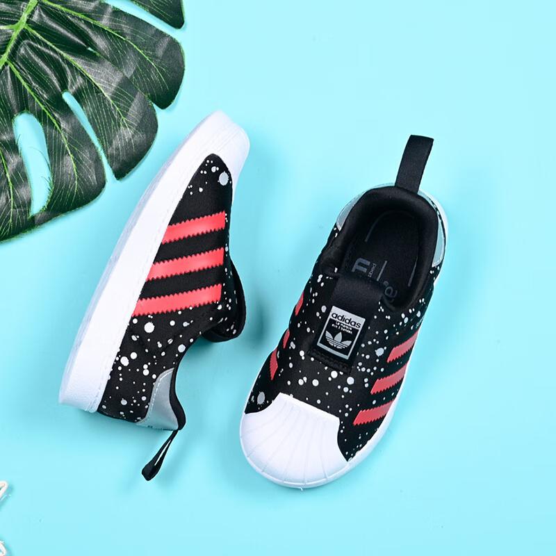 adidas Оригинальные детские скейтбордические кроссовки SUPERSTAR 360 для дошкольников FV3419
