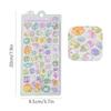 3D Cute Jelly Stickers Cartoon Animal Relief Sticker Scrapbook DIY 3D Stickers Car Refrigerator Phone Case Stickers