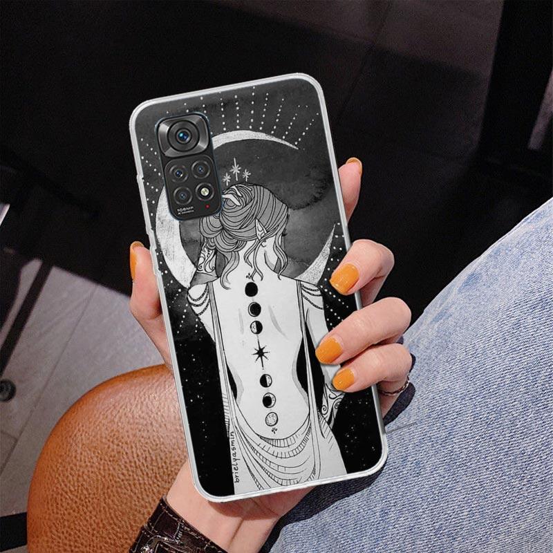 Чехол для телефона 'Тайна Луны Тотем Ведьмы' для Xiaomi Redmi Note 15 14 13 12S 12 11 Pro Plus 14S 11S 11E 10 10S 11T 5G Персонализированный Co