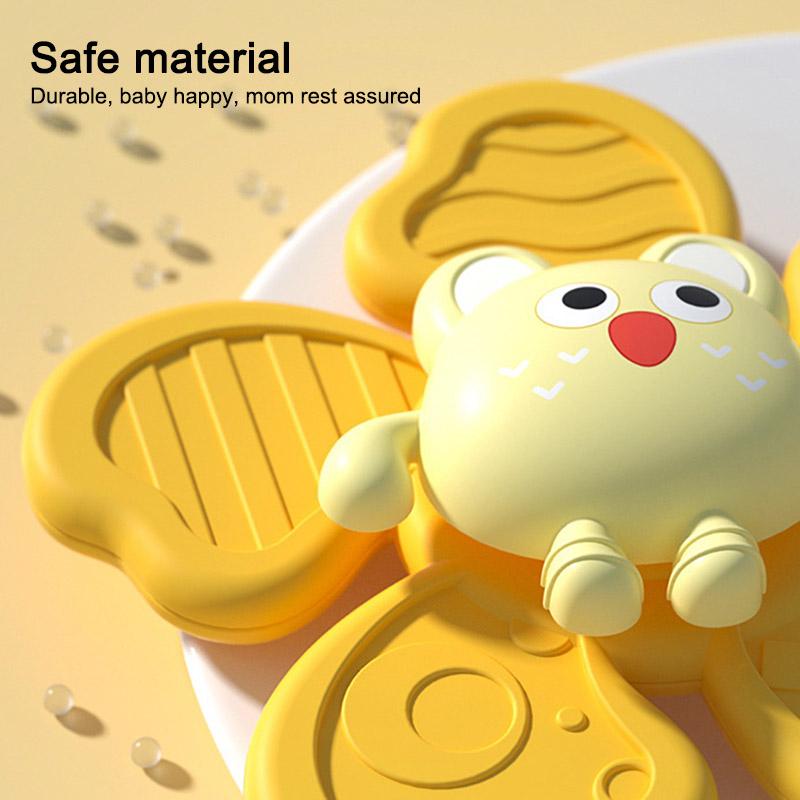 Детские игрушки для ванной Монтессори для мальчиков, детская присоска для купания, спиннер, игрушка на присоске, детская забавная маленькая погремушка-прорезыватель для детей-монстров