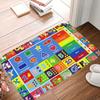 1 шт. Коврик для кухни с сафари-алфавитом, Нескользящий коврик для двери, Поп-дизайн, Коврик для ванной, Коврик для ванной, Ковер для дома, Раковина, Прачечная, Декорери