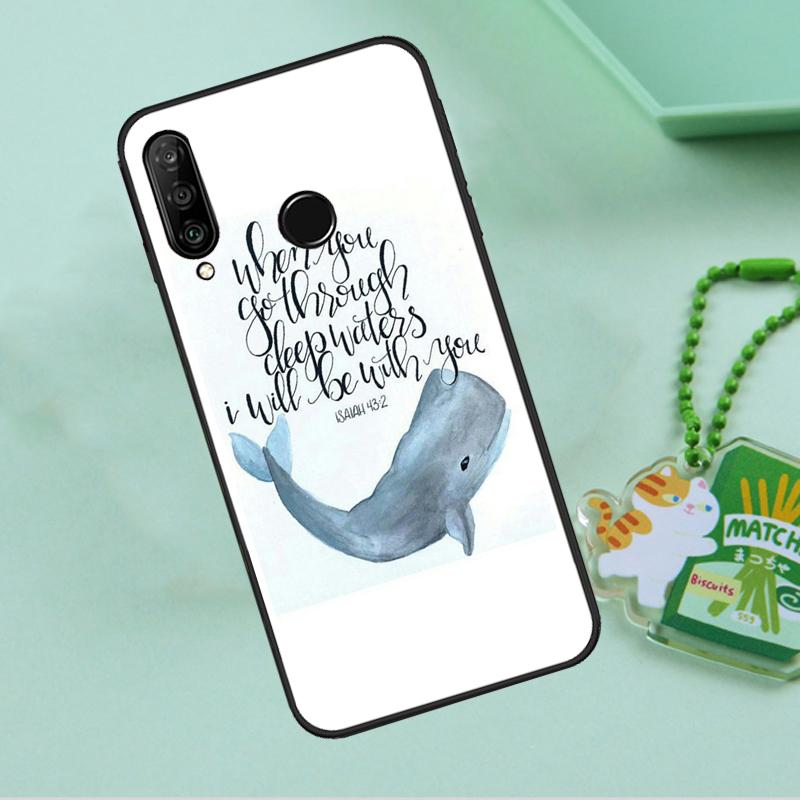 Чехол с цитатами из Библии и изображением Иисуса и Бога для Huawei Nova 10 9 SE 5T 12s 12i 11i Y91 Y90 Y60 Y70 Y72 Y61 P20 P40 P30 Lite P60 Pro