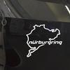 Автомобильный Стайлинг Гонки Дорога Нюрбургринг Креативные Наклейки На Окна Наклейка