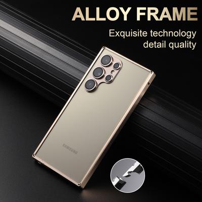 Металлический бампер из авиационного алюминия для Samsung Galaxy S26Ultra S25 S24 Plus, противоударный чехол с теплоотводом для объектива из сплава