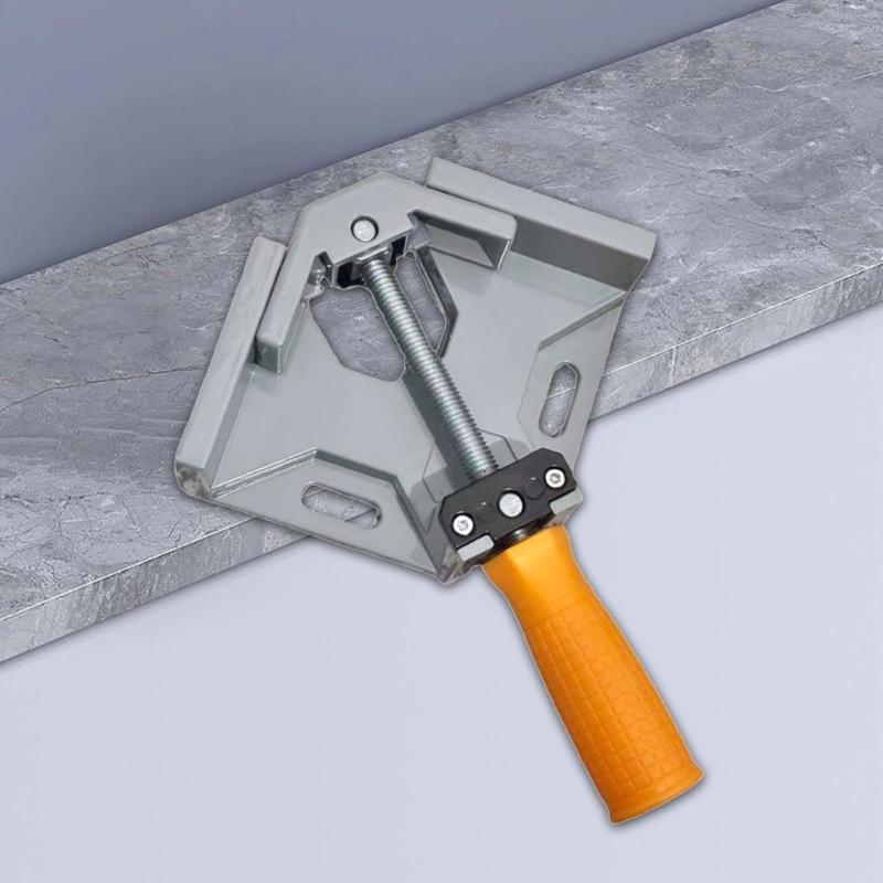 Угловые зажимы 90 градусов для деревообработки Угловой зажим Инструмент Быстро регулируемый Быстрый пружинный держатель Фото Рамка для картины