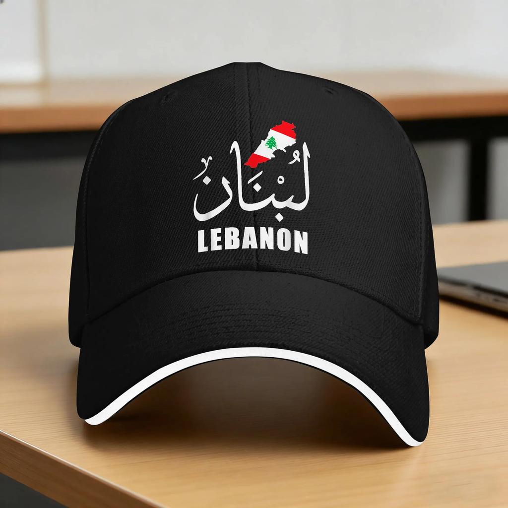 Summer Casual Baseball Cap Lebanon Name in Arabic Lebanon Flag Tennis Skate Hip Hop Hats For Unisex Unisex yk Retro Baseball Caps