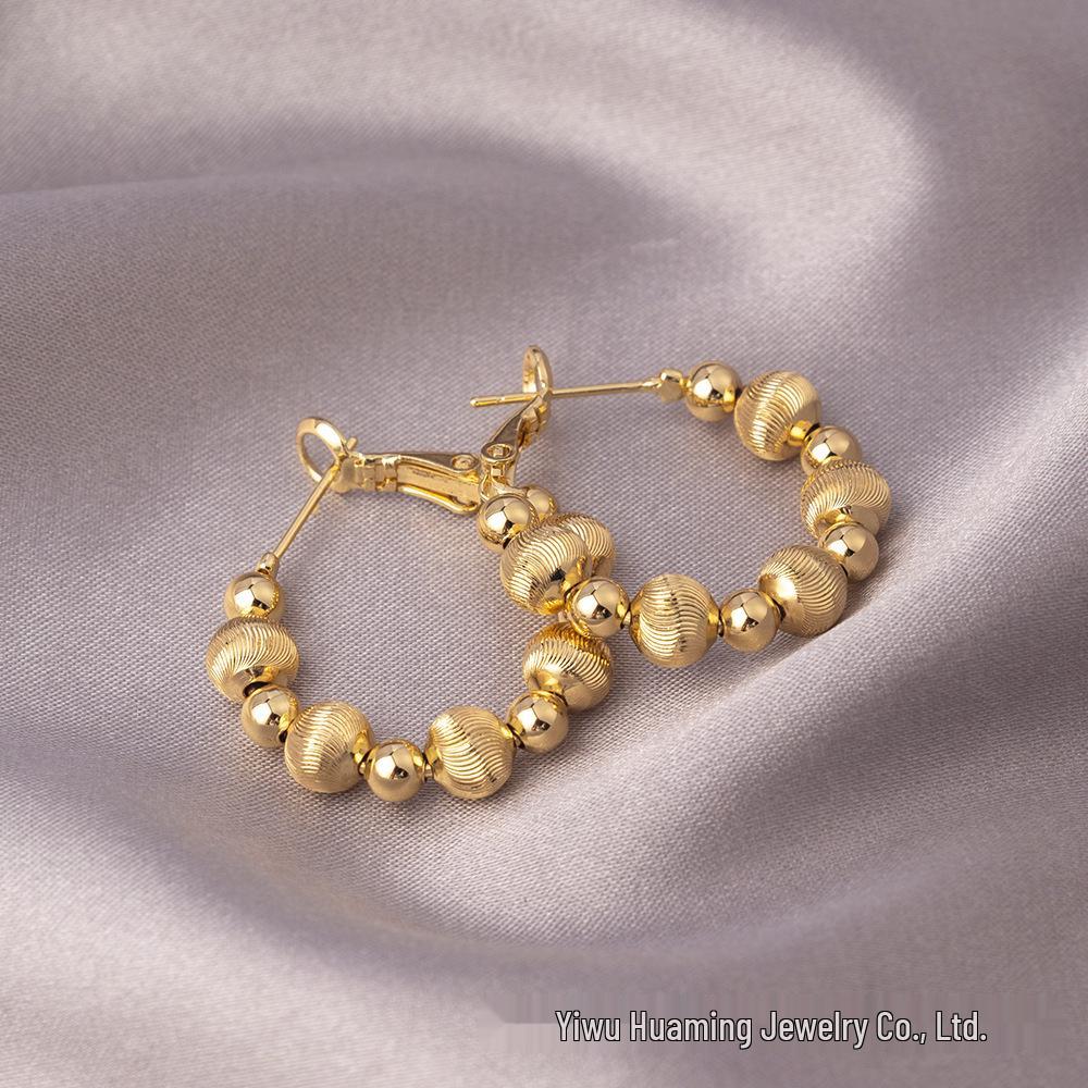 Элегантные серьги с иглами из серебра 925 пробы: Универсальные французские серьги-кольца из меди в нескольких стилях для изысканного образа