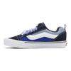 Vans Knu Skool Модный тренд Низкие кеды для скейтбординга Унисекс Кроссовки Сине-белые VN0009QCY6Z