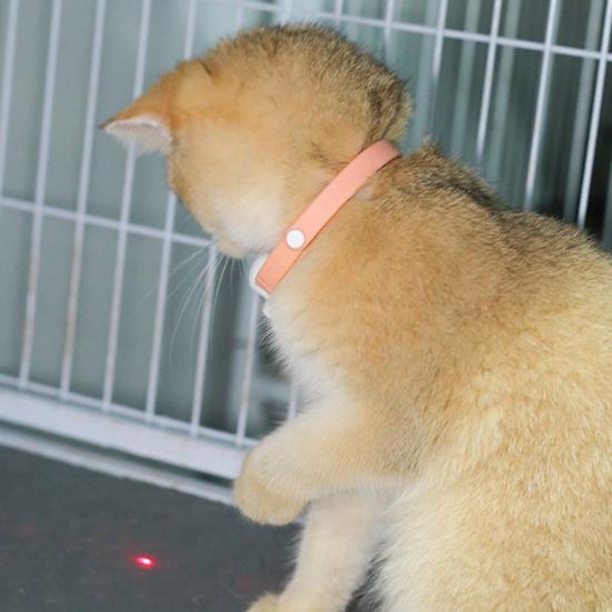 Кошачий ошейник Перезаряжаемые лазеры Игрушка Автоматическая игра с лазерами без рук Интерактивная лазерная игра Автоматическое энергосбережение Моющийся ремешок Регулируемый ошейник