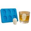 Skull Ice Mold Butt Silicone Ice Cube Mold 6-Cell BPA-Free Ice Cube Maker Dishwasher Safe Ice Mold for Whiskey Cocktails Juice
