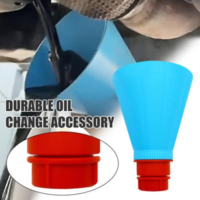 Пластиковая воронка для слива масла для технического обслуживания автомобиля Эргономичная автомобильная воронка для замены масла Многоразовая простая замена и слив масла Универсальный инструмент для ремонта автомобиля