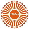 100Pcs Replacement Plastic Blades Compatible for STIHL Polycut 2-2 Polycut 3-2