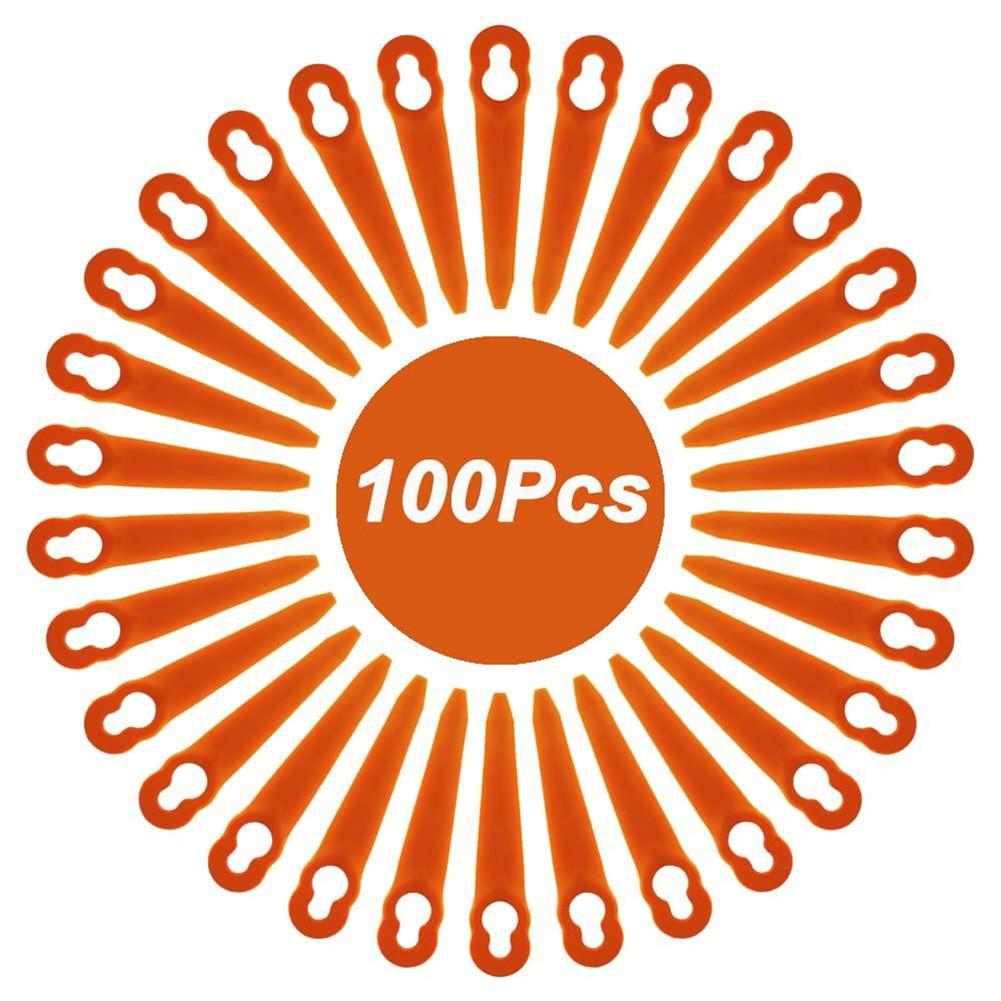 100 шт. сменных пластиковых лезвий, совместимых с STIHL Polycut 2-2 Polycut 3-2