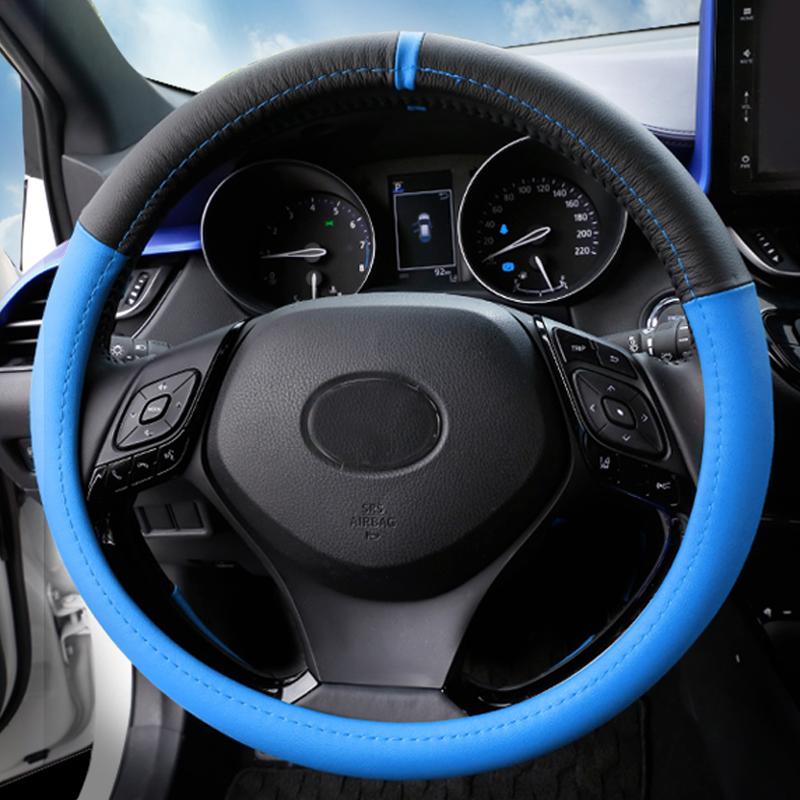 Чехол на руль My Good Car, универсальный четырехсезонный чехол на руль без шитья для автомобиля Toyota C-HR CH-R