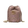 Мини-сумка-ведро GG Marmont 2.0 Фарфоровая Роза Женские сумки Розовый 575163-DTDRT-5729
