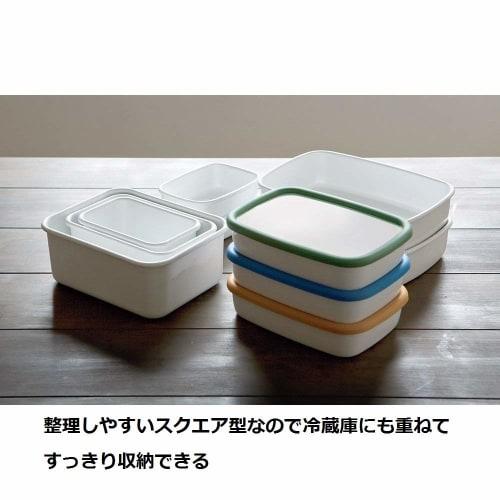 Fuji Horo Deep Storage Container, LL Size, 2.3L, Canister with Lid, Induction Cooktop, Oven, and Freezer Compatible, KE-DLL LW, White