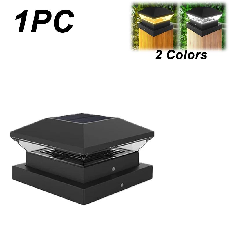 4 шт. Солнечный свет, уличный IP65, солнечный столб, лампа на вилле, столб, лампа для забора, ворот, светодиодная лампа для дома, ворот, патио, сада