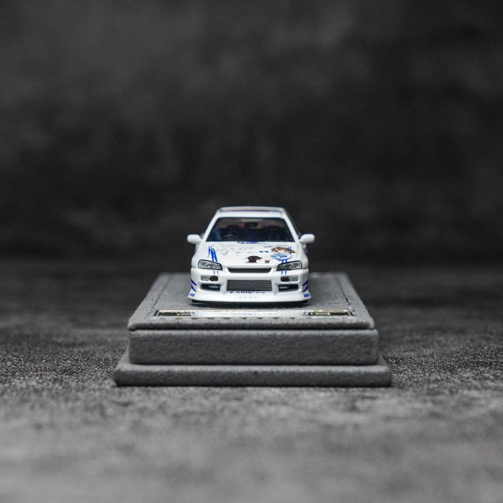 API5 Mortal 1:64 Scale Diecast Alloy Nissan GTR ER34 Toys Sports Cars Model Classics Nostalgia Adult Gifts Souvenir Static Display