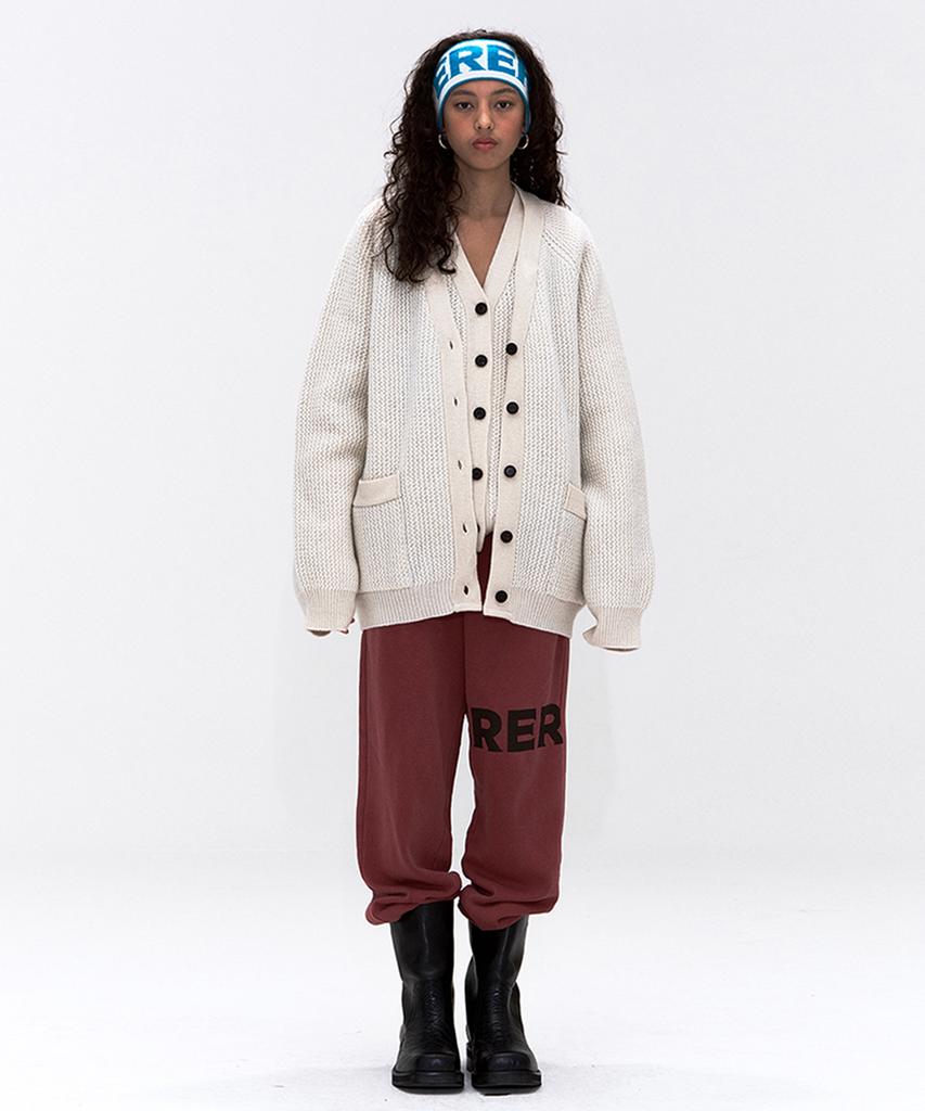 ERER [Un] Erer Sweat Joggers Pants Wine