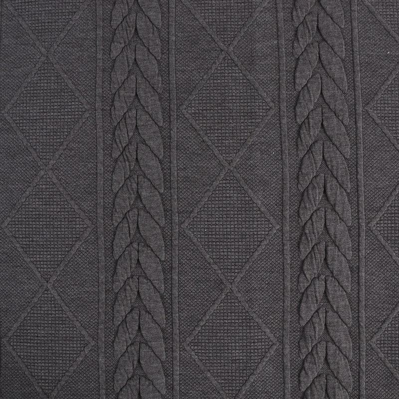 Square Grid Air Layer Jacket: Wire-Padded Polyester-Ammonia Fabric for Casual Home Wear.