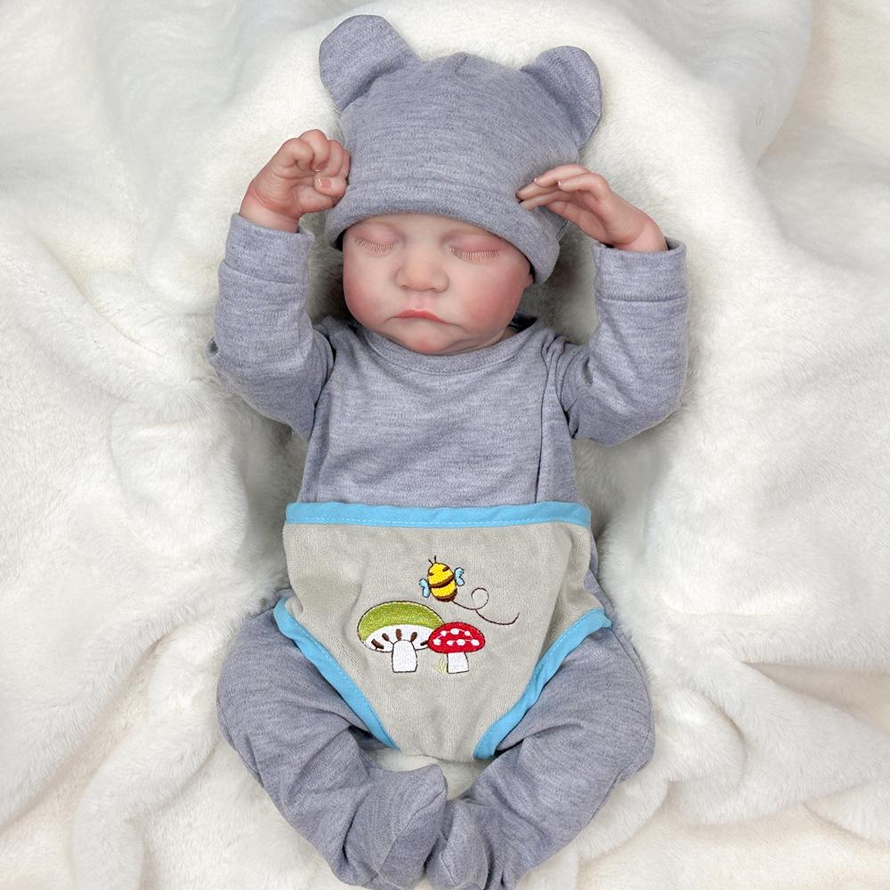 17-дюймовая кукла реборн, кукла из мягкого винила, кукла со сменными частями